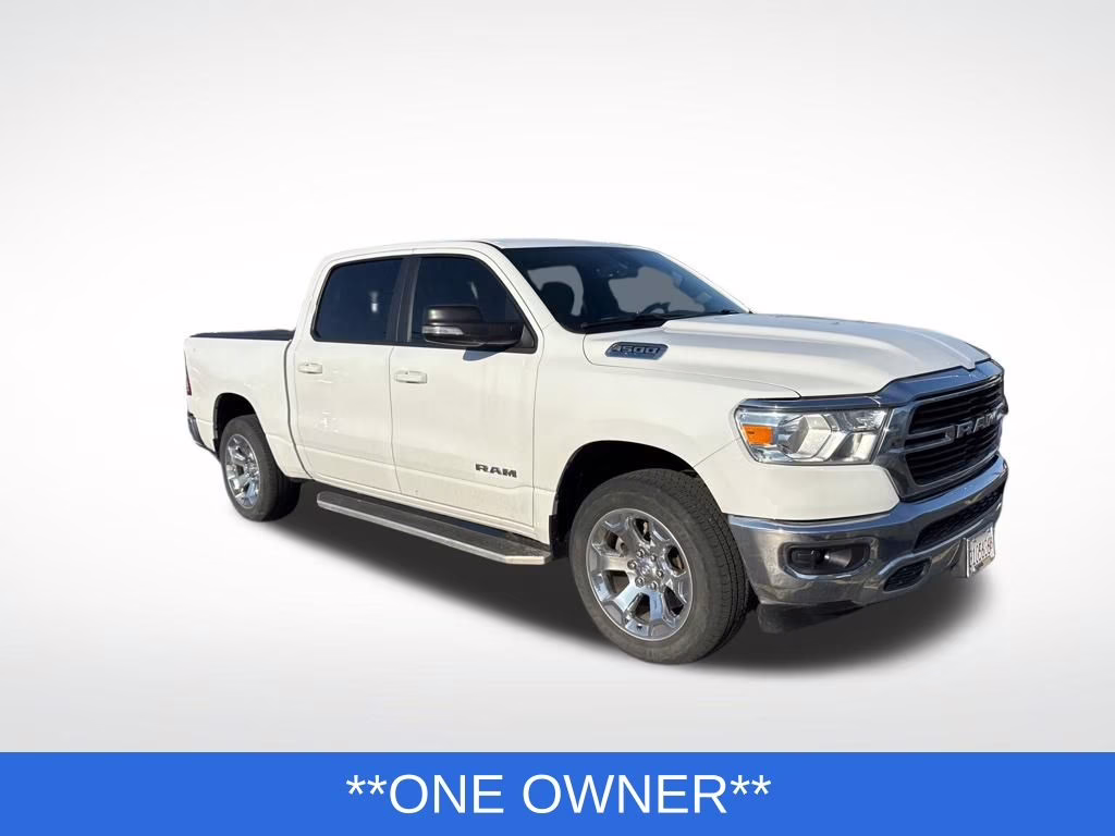 2021 Bright White Clearcoat Ram 1500 Big Horn/Lone Star 4X4 Truck