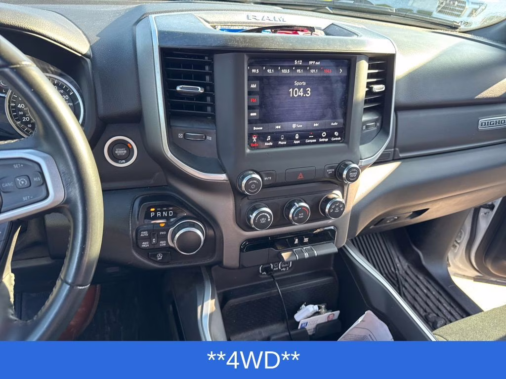 2021 Bright White Clearcoat Ram 1500 Big Horn/Lone Star 4X4 Truck