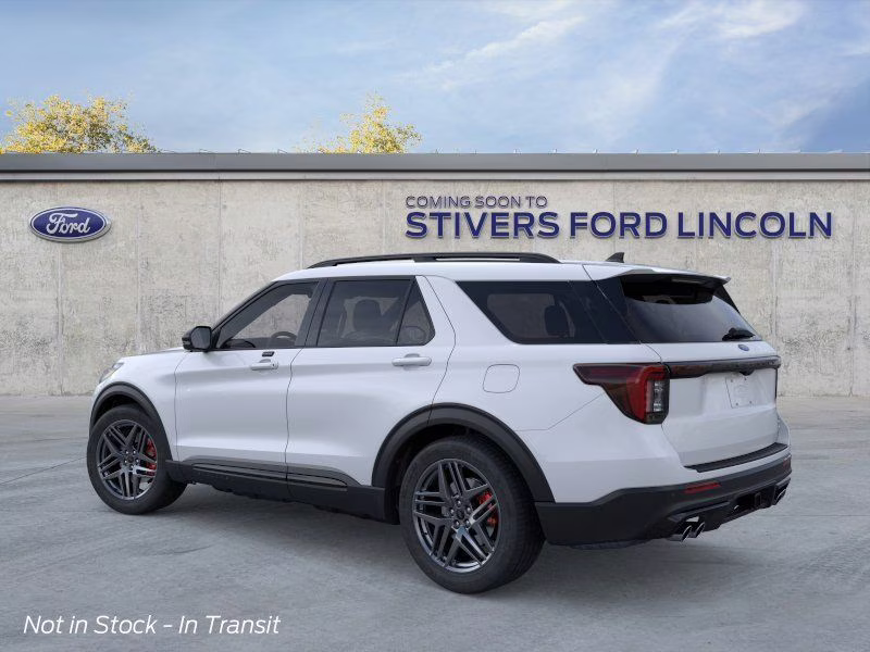 2026 Space White Metallic Ford Explorer ST 4X4 SUV
