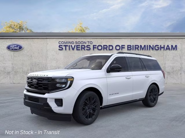 2026 Star White Metallic Tri-Coat Ford Expedition Platinum 4X4 SUV