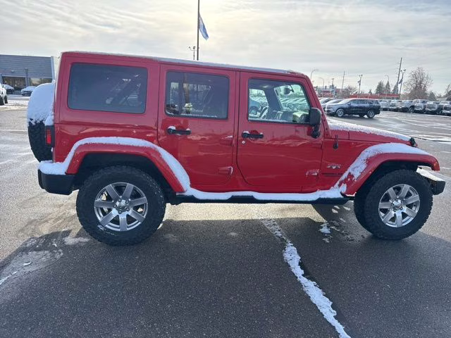 2017 Firecracker Red Clearcoat Jeep Wrangler Unlimited Sahara 4X4 SUV