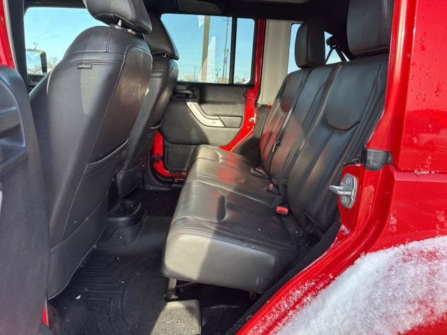 2017 Firecracker Red Clearcoat Jeep Wrangler Unlimited Sahara 4X4 SUV