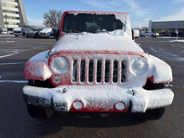 2017 Firecracker Red Clearcoat Jeep Wrangler Unlimited Sahara 4X4 SUV