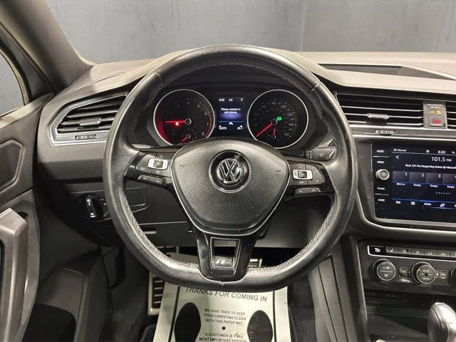 2021 Pyrite Silver Metallic Volkswagen Tiguan 2.0T SE R-Line Black AWD SUV