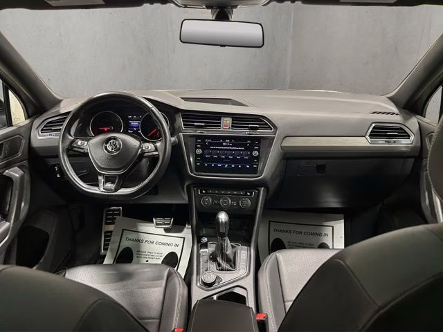 2021 Pyrite Silver Metallic Volkswagen Tiguan 2.0T SE R-Line Black AWD SUV