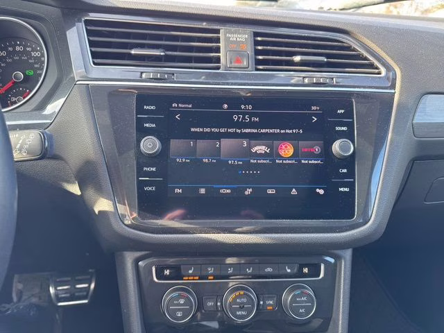 2021 Pyrite Silver Metallic Volkswagen Tiguan 2.0T SE R-Line Black AWD SUV