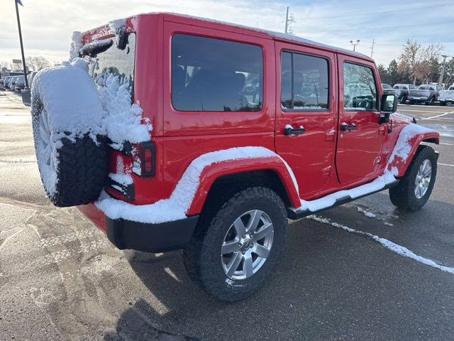 2017 Firecracker Red Clearcoat Jeep Wrangler Unlimited Sahara 4X4 SUV