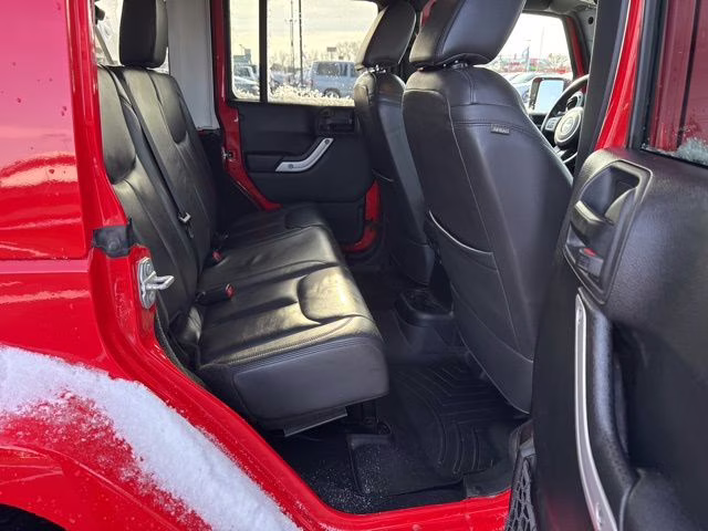 2017 Firecracker Red Clearcoat Jeep Wrangler Unlimited Sahara 4X4 SUV