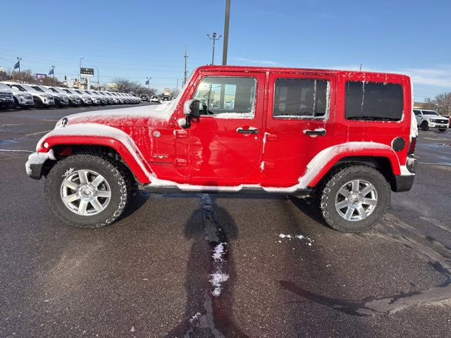 2017 Firecracker Red Clearcoat Jeep Wrangler Unlimited Sahara 4X4 SUV