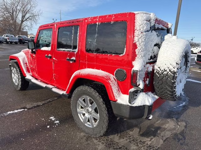 2017 Firecracker Red Clearcoat Jeep Wrangler Unlimited Sahara 4X4 SUV