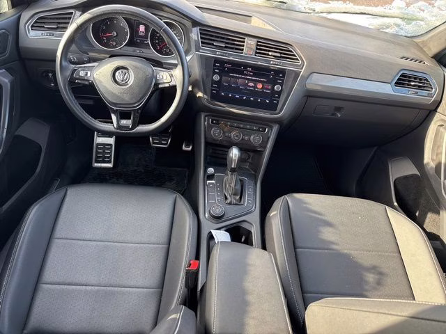 2021 Pyrite Silver Metallic Volkswagen Tiguan 2.0T SE R-Line Black AWD SUV