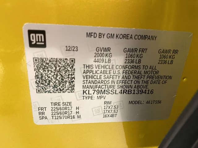 2024 Nitro Yellow Metallic Chevrolet Trailblazer ACTIV AWD SUV