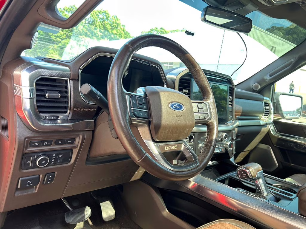 2021 Rapid Red Metallic Tinted Clearcoat Ford F-150 King Ranch 4X4 Truck