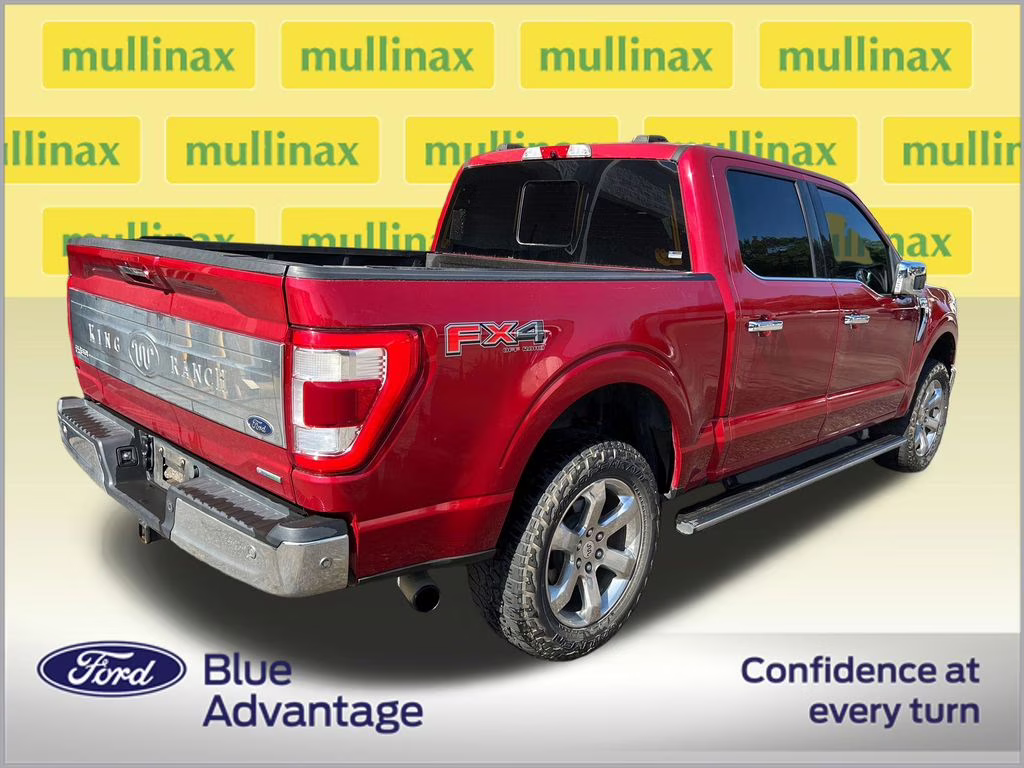 2021 Rapid Red Metallic Tinted Clearcoat Ford F-150 King Ranch 4X4 Truck