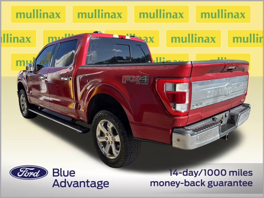 2021 Rapid Red Metallic Tinted Clearcoat Ford F-150 King Ranch 4X4 Truck