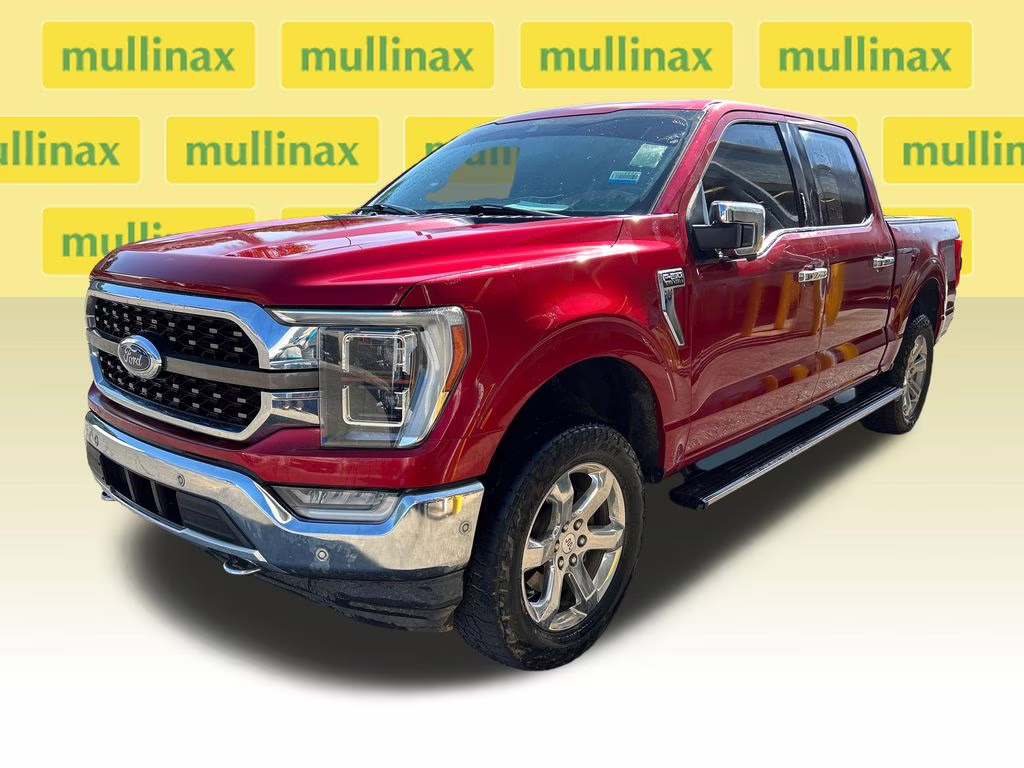 2021 Rapid Red Metallic Tinted Clearcoat Ford F-150 King Ranch 4X4 Truck