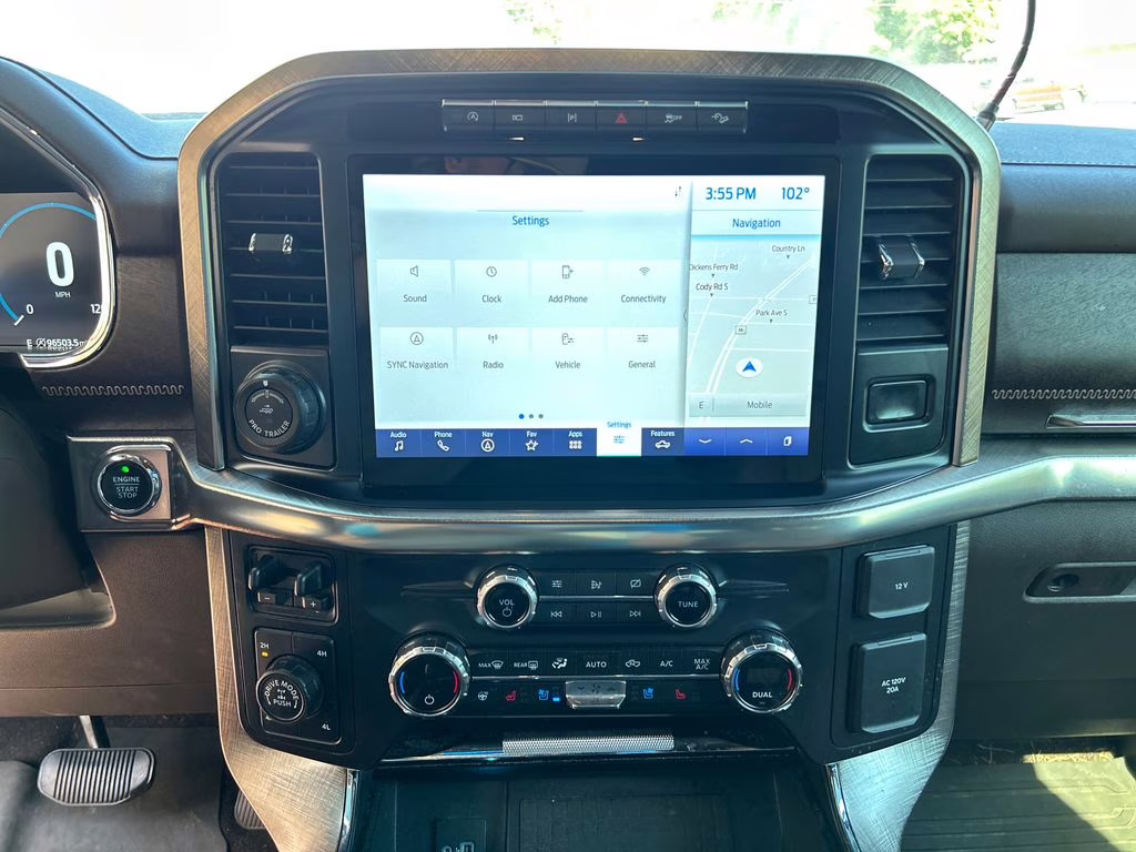 2021 Rapid Red Metallic Tinted Clearcoat Ford F-150 King Ranch 4X4 Truck