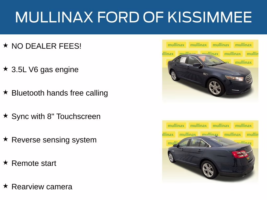 2017 Blue Jeans Metallic Ford Taurus SEL AWD Sedan