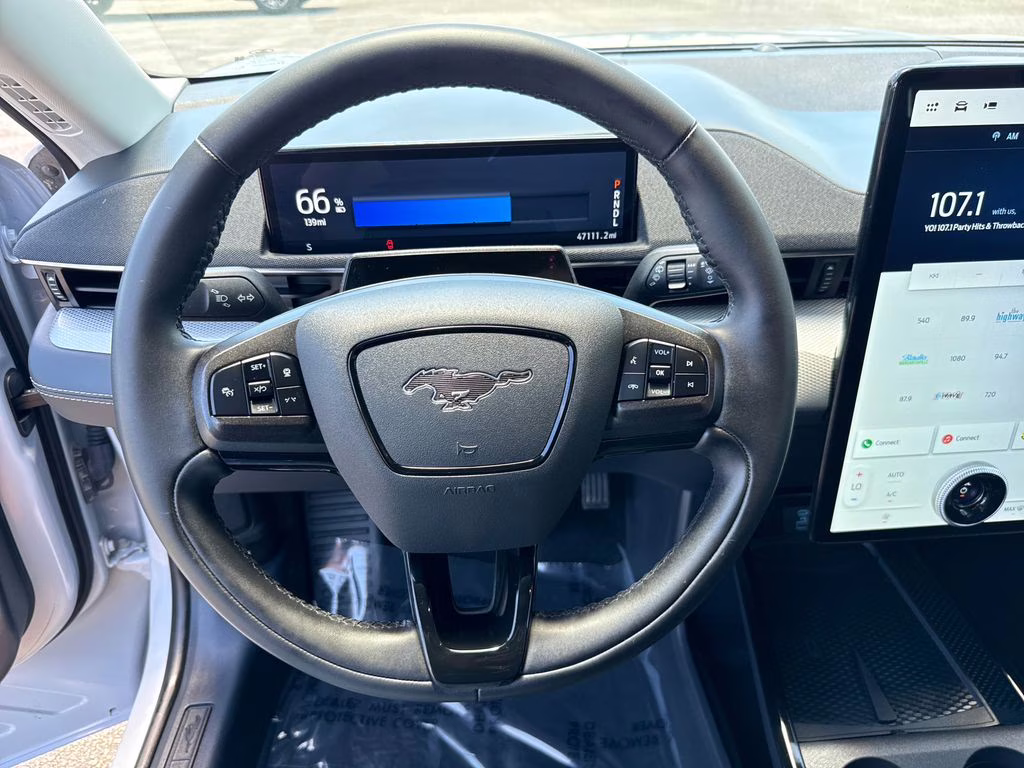 2023 Space White Metallic Ford Mustang Mach-E Select AWD SUV