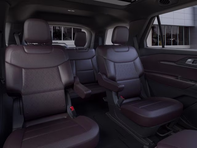 2026 Star White Metallic Tri-Coat Ford Explorer Platinum RWD SUV