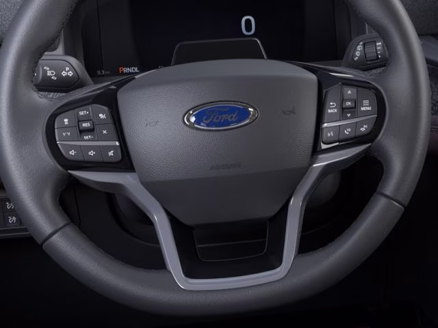 2026 Star White Metallic Tri-Coat Ford Explorer Platinum RWD SUV