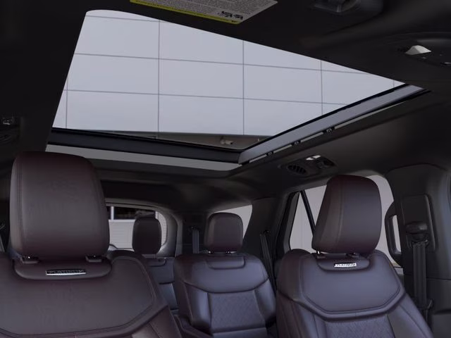 2026 Star White Metallic Tri-Coat Ford Explorer Platinum RWD SUV
