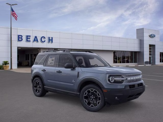 2026 Azure Gray Metallic Ford Bronco Sport Outer Banks 4X4 SUV