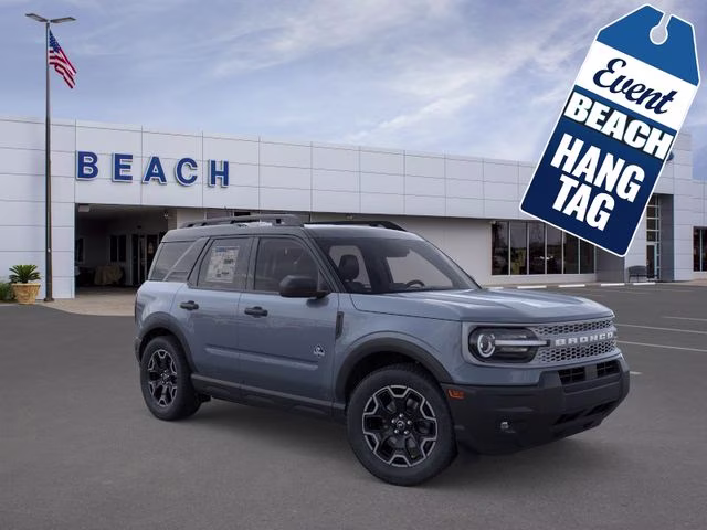 2026 Azure Gray Metallic Ford Bronco Sport Outer Banks 4X4 SUV