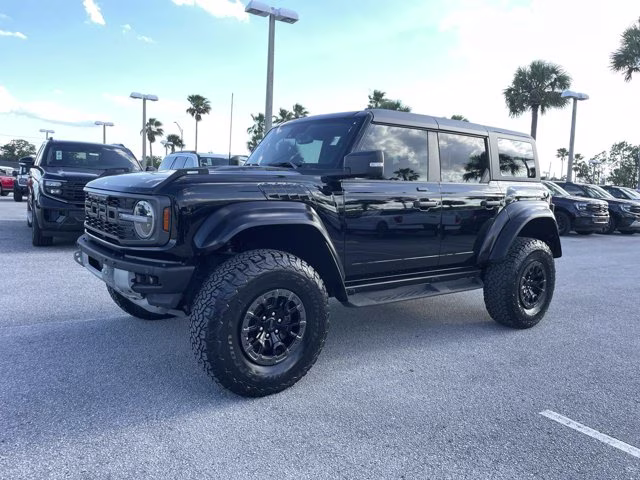 2023 Shadow Black Ford Bronco Raptor 4X4 Convertible