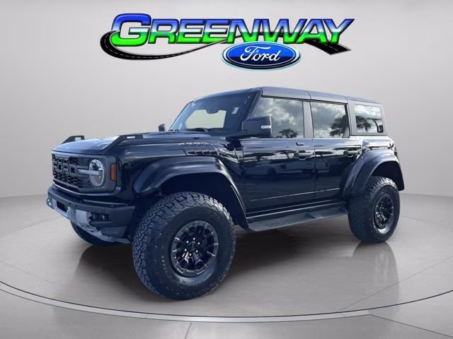 2023 Shadow Black Ford Bronco Raptor 4X4 Convertible