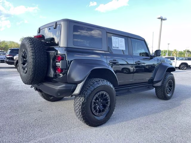2023 Shadow Black Ford Bronco Raptor 4X4 Convertible