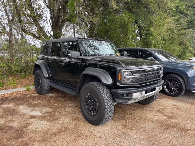 2023 Shadow Black Ford Bronco Raptor 4X4 Convertible