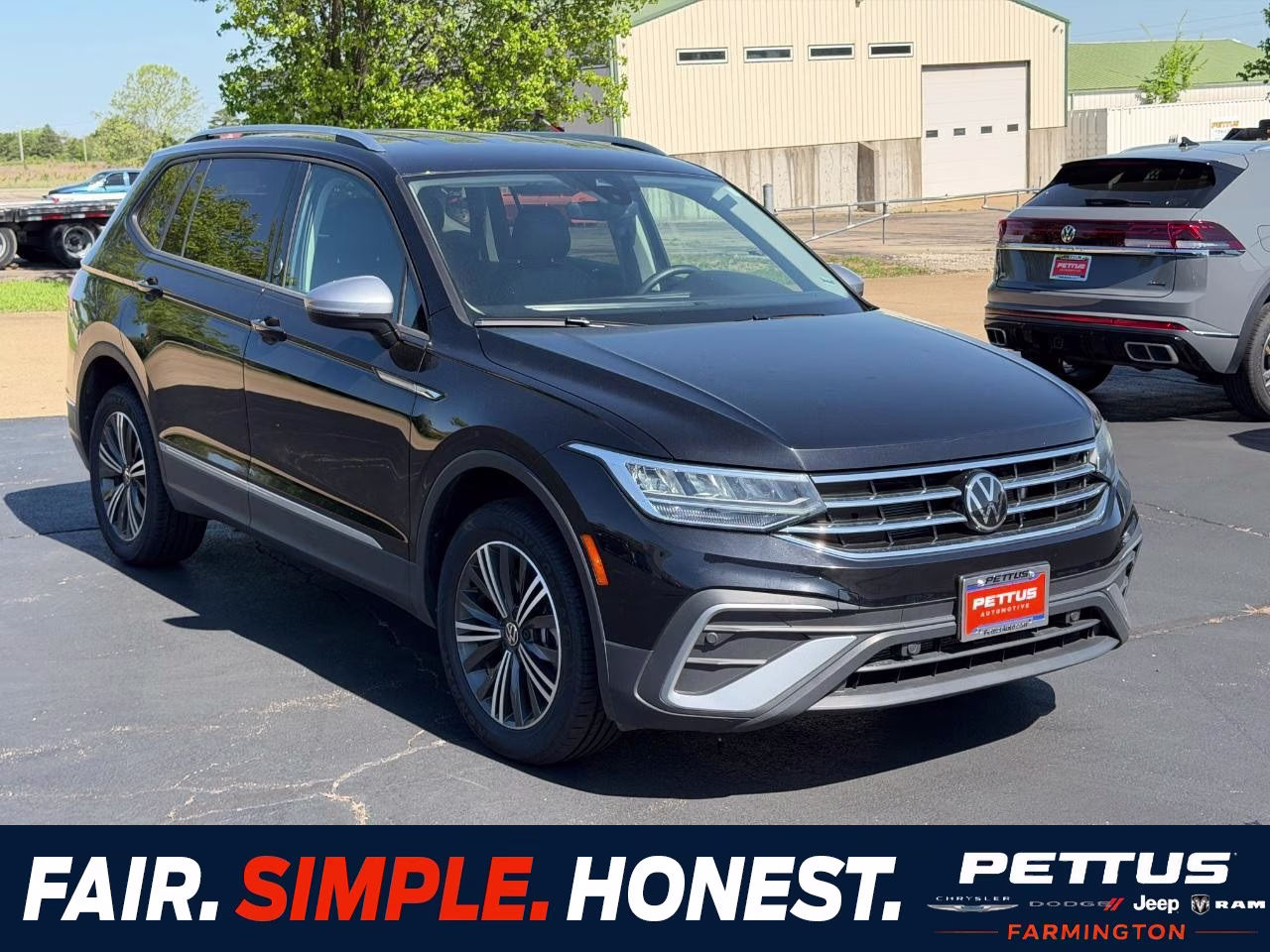 2024 Deep Black Pearl Volkswagen Tiguan 2.0T Wolfsburg Edition AWD SUV