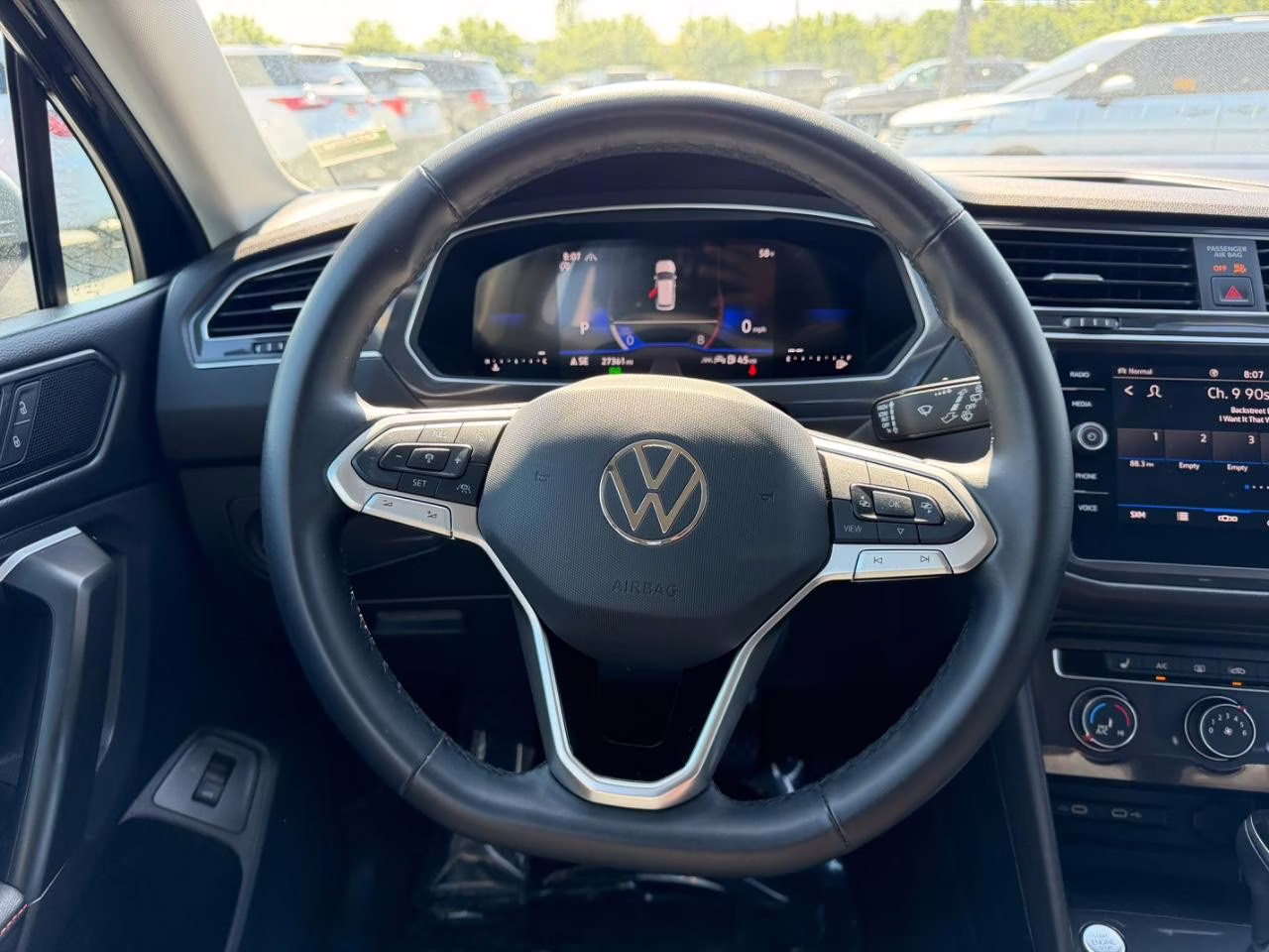 2024 Deep Black Pearl Volkswagen Tiguan 2.0T Wolfsburg Edition AWD SUV