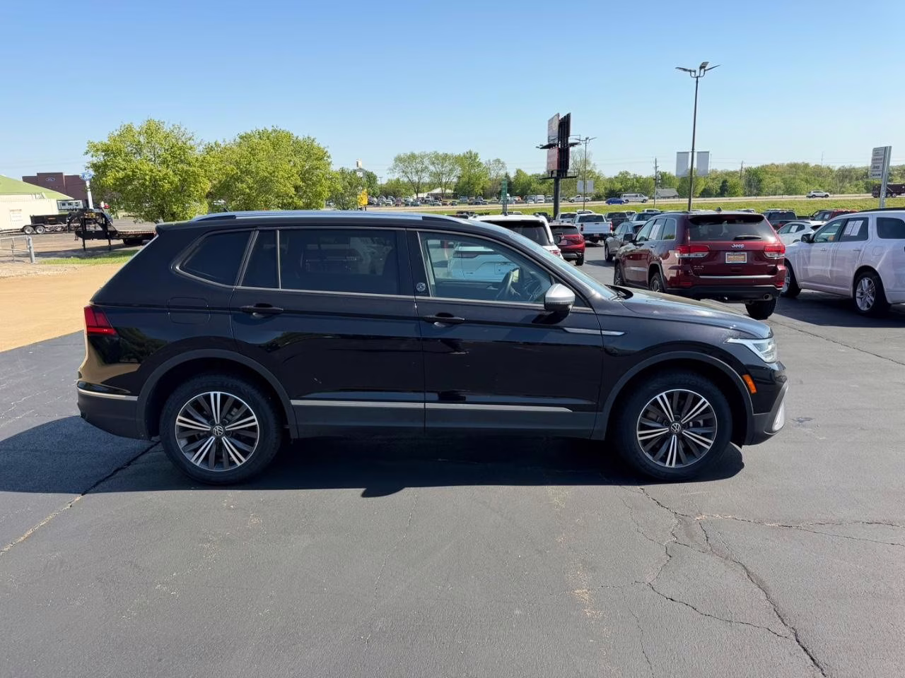 2024 Deep Black Pearl Volkswagen Tiguan 2.0T Wolfsburg Edition AWD SUV