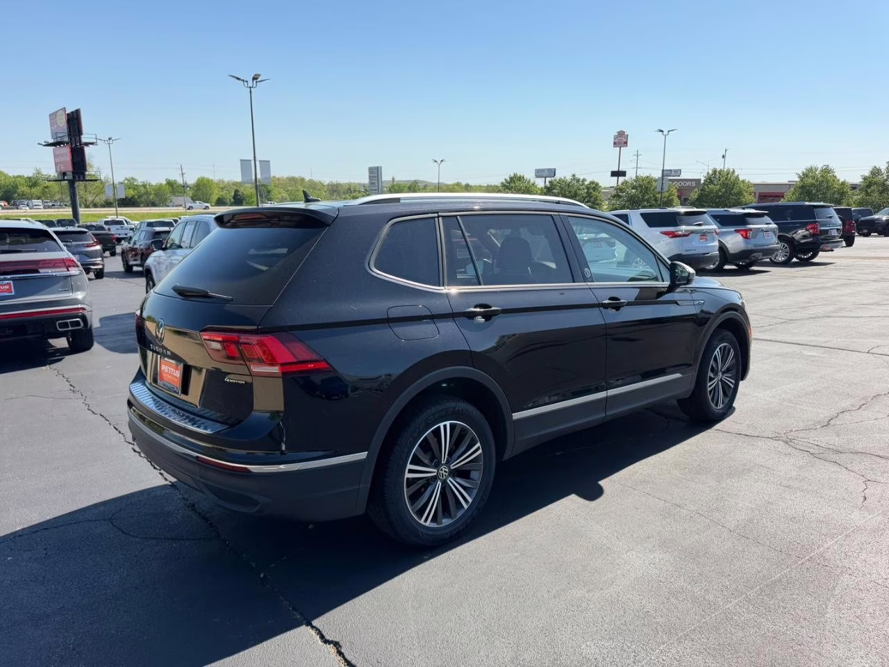 2024 Deep Black Pearl Volkswagen Tiguan 2.0T Wolfsburg Edition AWD SUV