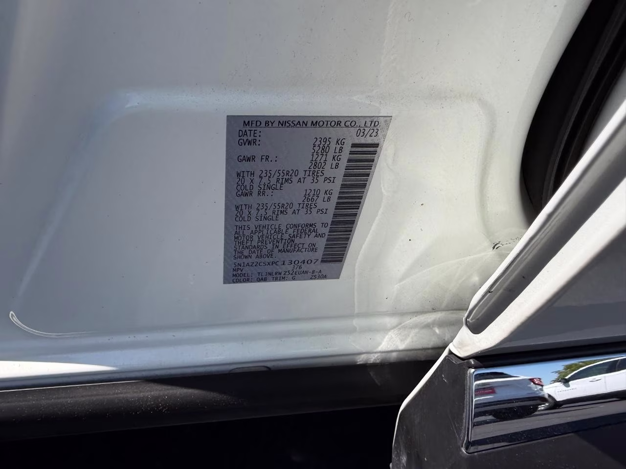 2023 Pearl White Tricoat Nissan Murano SL AWD SUV