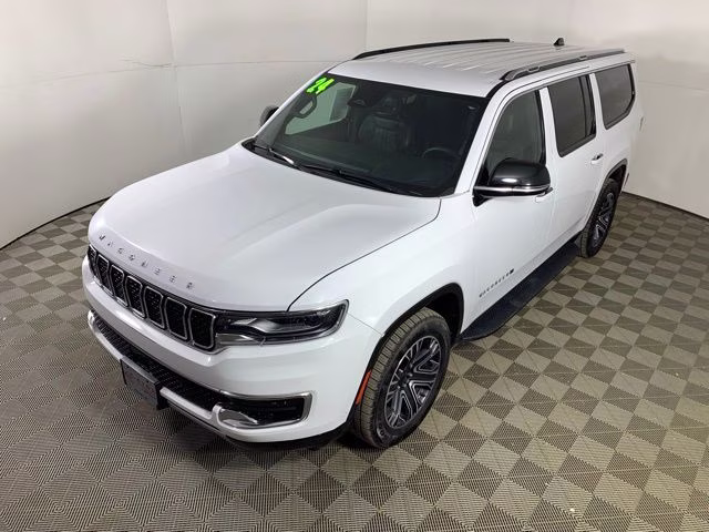 2024 Bright White Clearcoat Jeep Wagoneer L Series II 4X4 SUV
