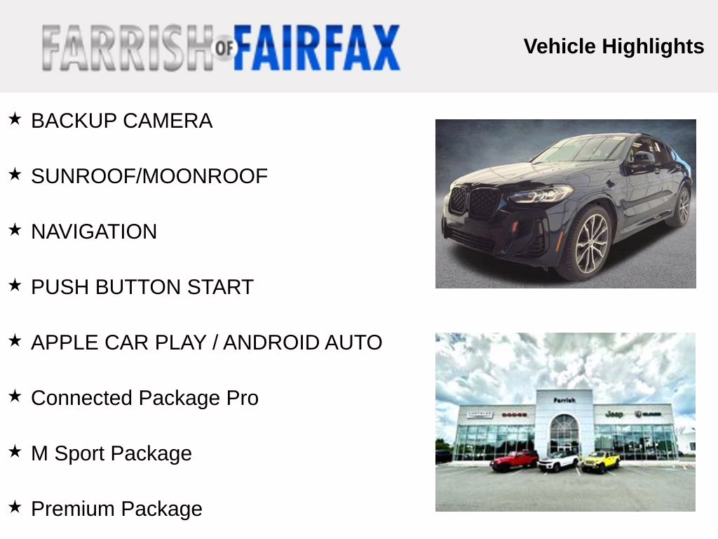 2022 Tanzanite Blue II Metallic BMW X4 xDrive30i AWD SUV