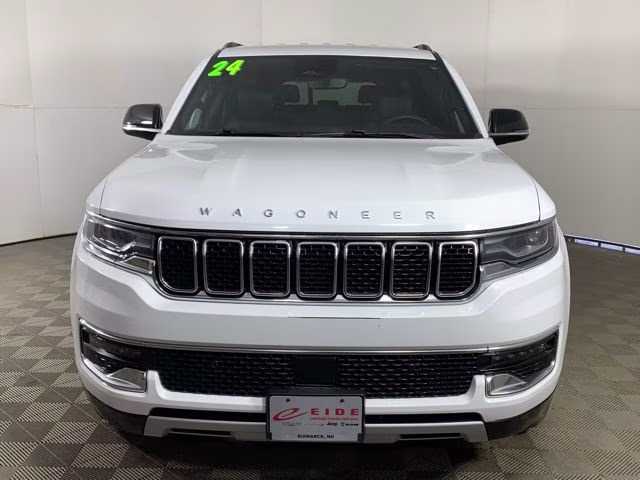 2024 Bright White Clearcoat Jeep Wagoneer L Series II 4X4 SUV