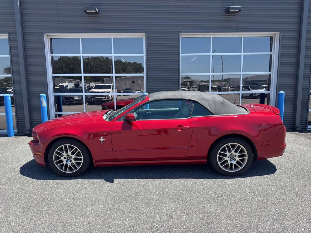 2013 Red Candy Metallic Tinted Clearcoat Ford Mustang V6 Premium RWD Convertible