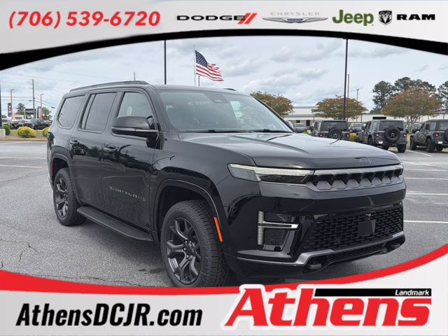 2026 High Gloss Black Jeep Grand Wagoneer Upland 4X4 SUV
