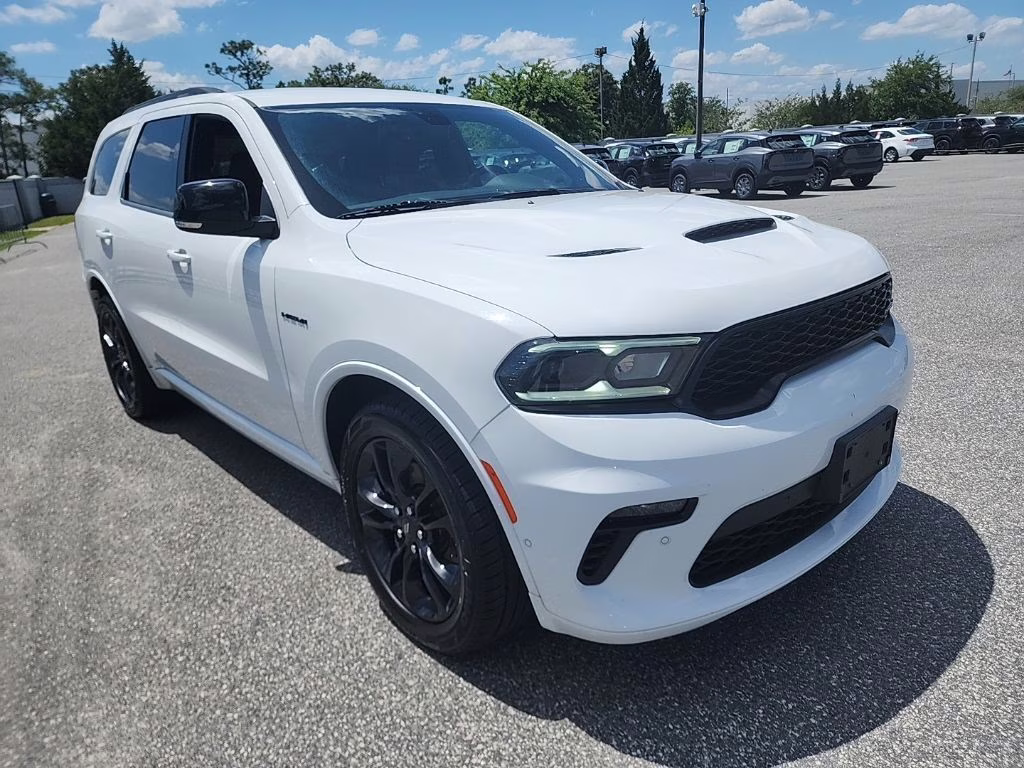 2022 White Knuckle Clearcoat Dodge Durango R/T AWD SUV