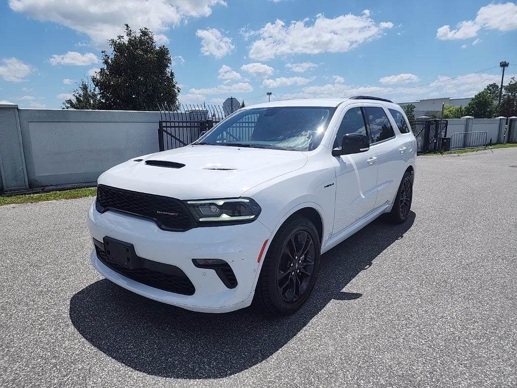 2022 White Knuckle Clearcoat Dodge Durango R/T AWD SUV
