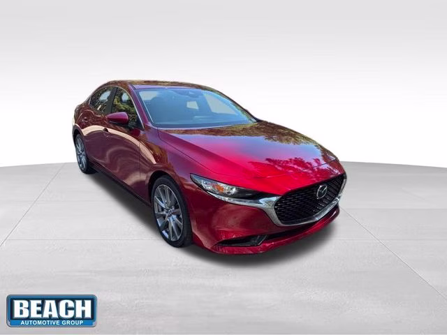 2019 Soul Red Crystal Metallic Mazda Mazda3 Preferred FWD Sedan