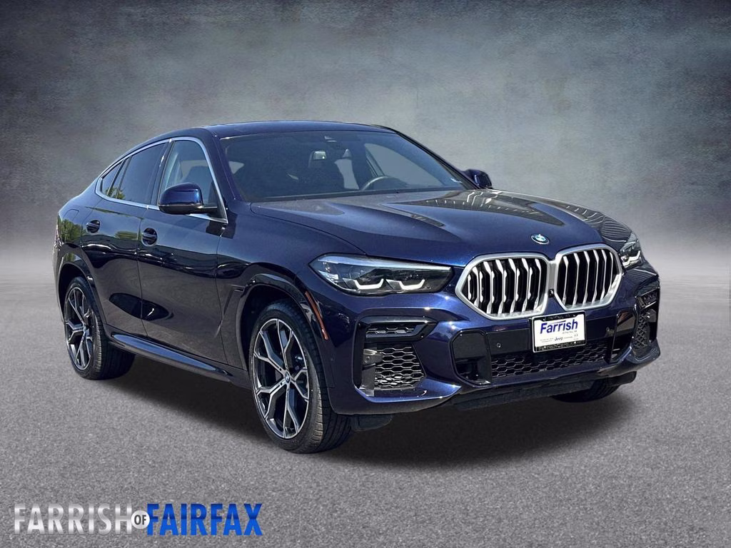 2022 Tanzanite Blue II Metallic BMW X6 xDrive40i AWD SUV