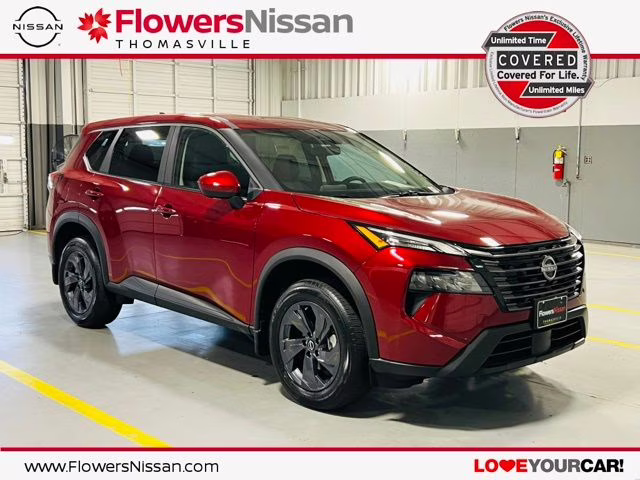 2026 Scarlet Ember Tintcoat Nissan Rogue SV FWD SUV