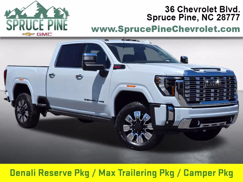 2026 Glacier White Tricoat GMC Sierra 2500HD Denali 4X4 Truck
