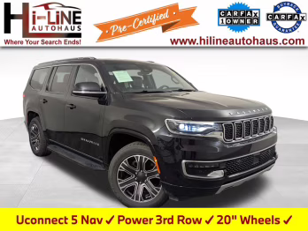 2024 Diamond Black Crystal Pearlcoat Jeep Wagoneer Series II RWD SUV