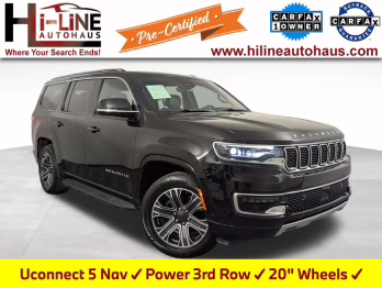 2024 Diamond Black Crystal Pearlcoat Jeep Wagoneer Series II RWD SUV